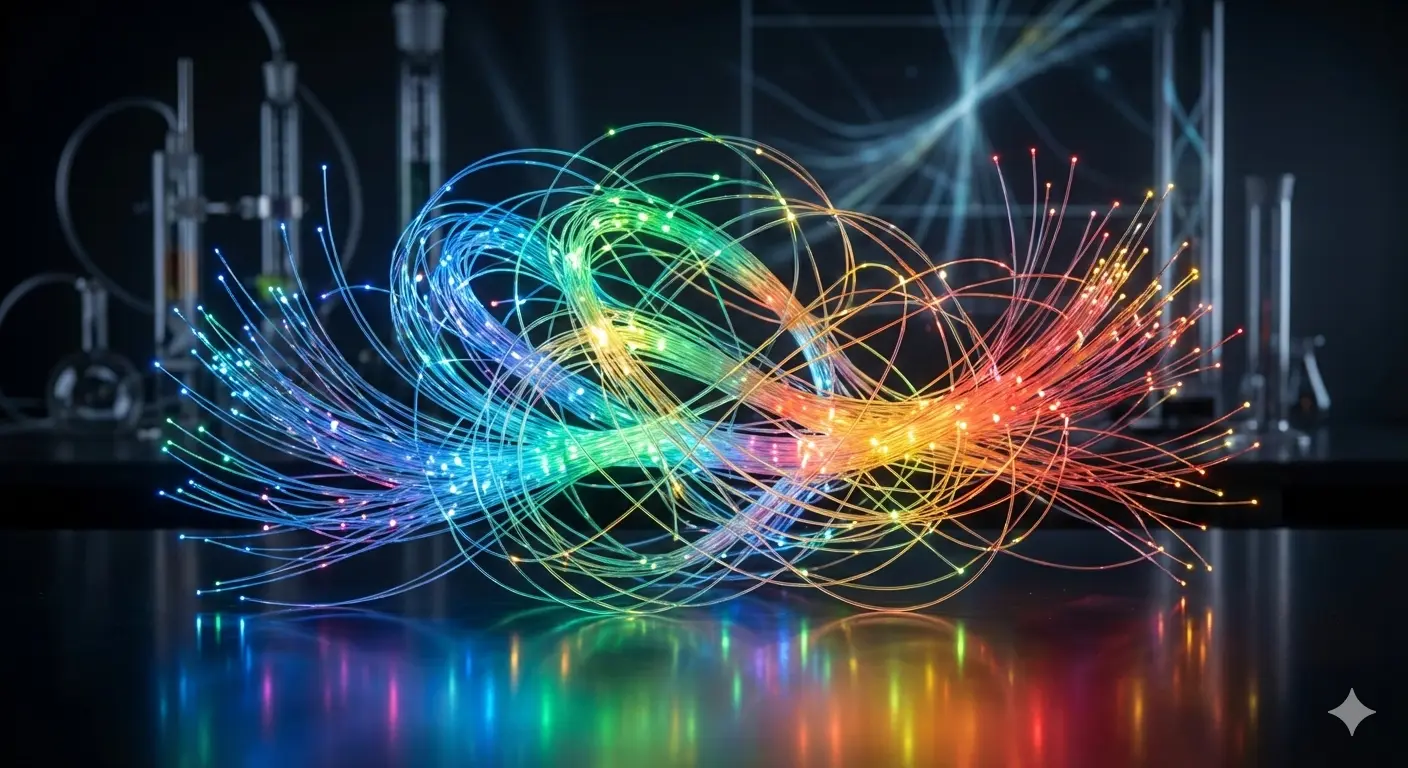 من خيط صيد السمك: هل يمكننا صنع الألياف الضوئية منزليا؟