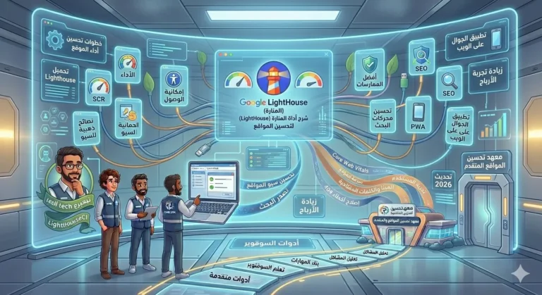 أداة Lighthouse المنارة لتصدر نتائج البحث وتحسين سيو المواقع