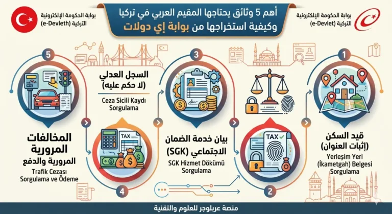 دليل بوابة إي دولات (e-Devlet)