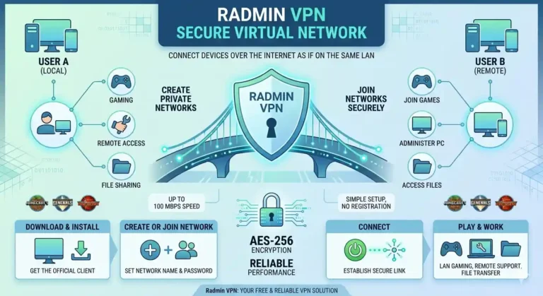لماذا يفضل المحترفون Radmin VPN على غيره؟