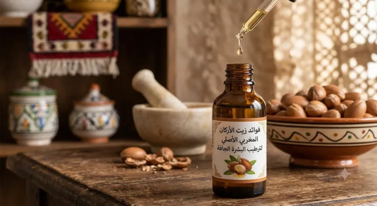 فوائد زيت الأركان المغربي الأصلي لترطيب البشرة الجافة