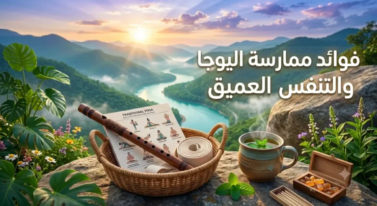فوائد ممارسة اليوجا والتنفس العميق لتقليل الصداع العصبي