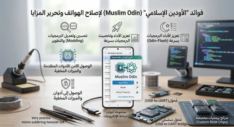 سر نجاح تفليش الهواتف عبر السوفت وير بأمان