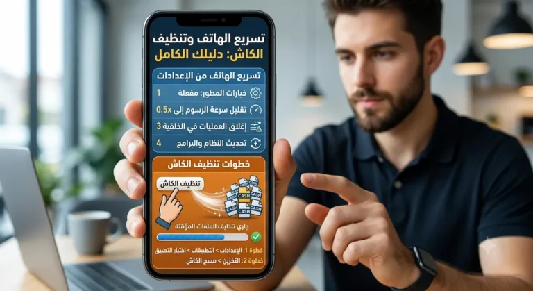 تسريع الهاتف من الإعدادات وخطوات تنظيف الكاش