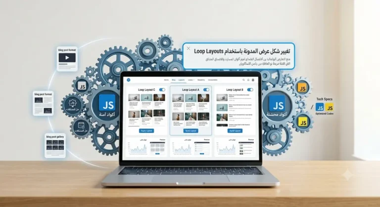 استخدام الـ Loop Layouts لتغيير شكل عرض المدونة